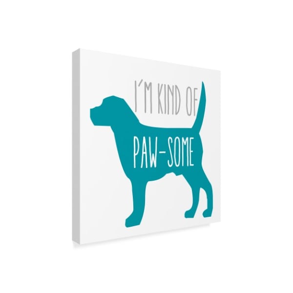 Erin Clark 'Pawsome Dog' Canvas Art,24x24